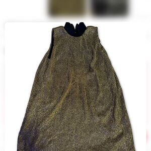 Zara Gold Asymmetrical Dress